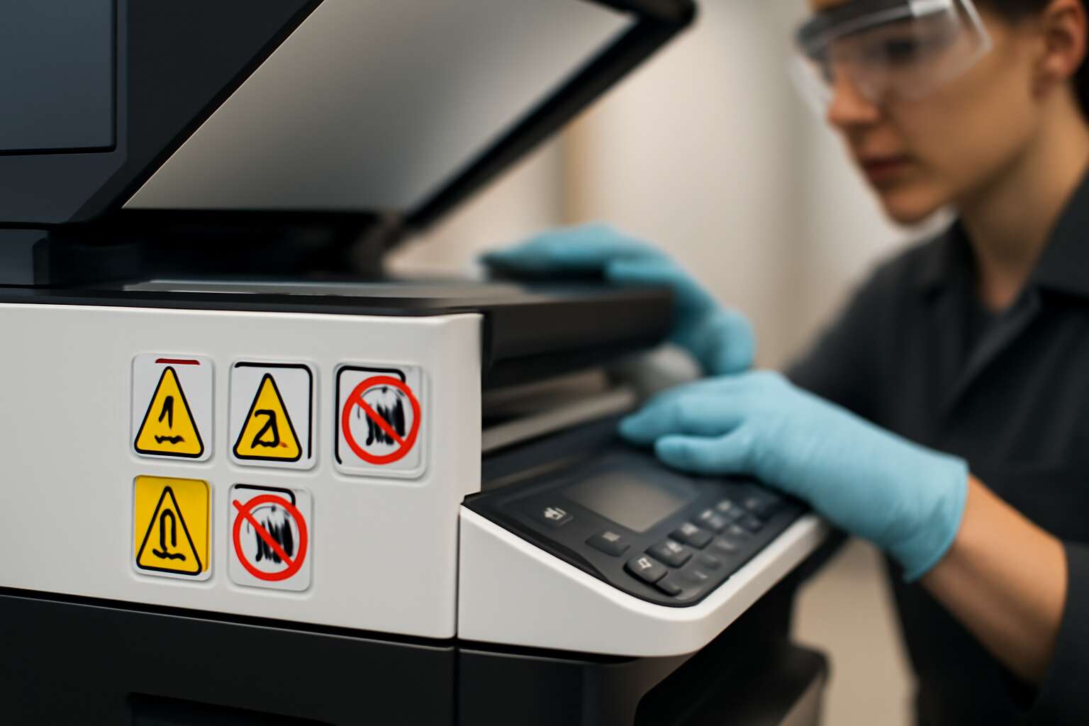 photocopier hazards include
