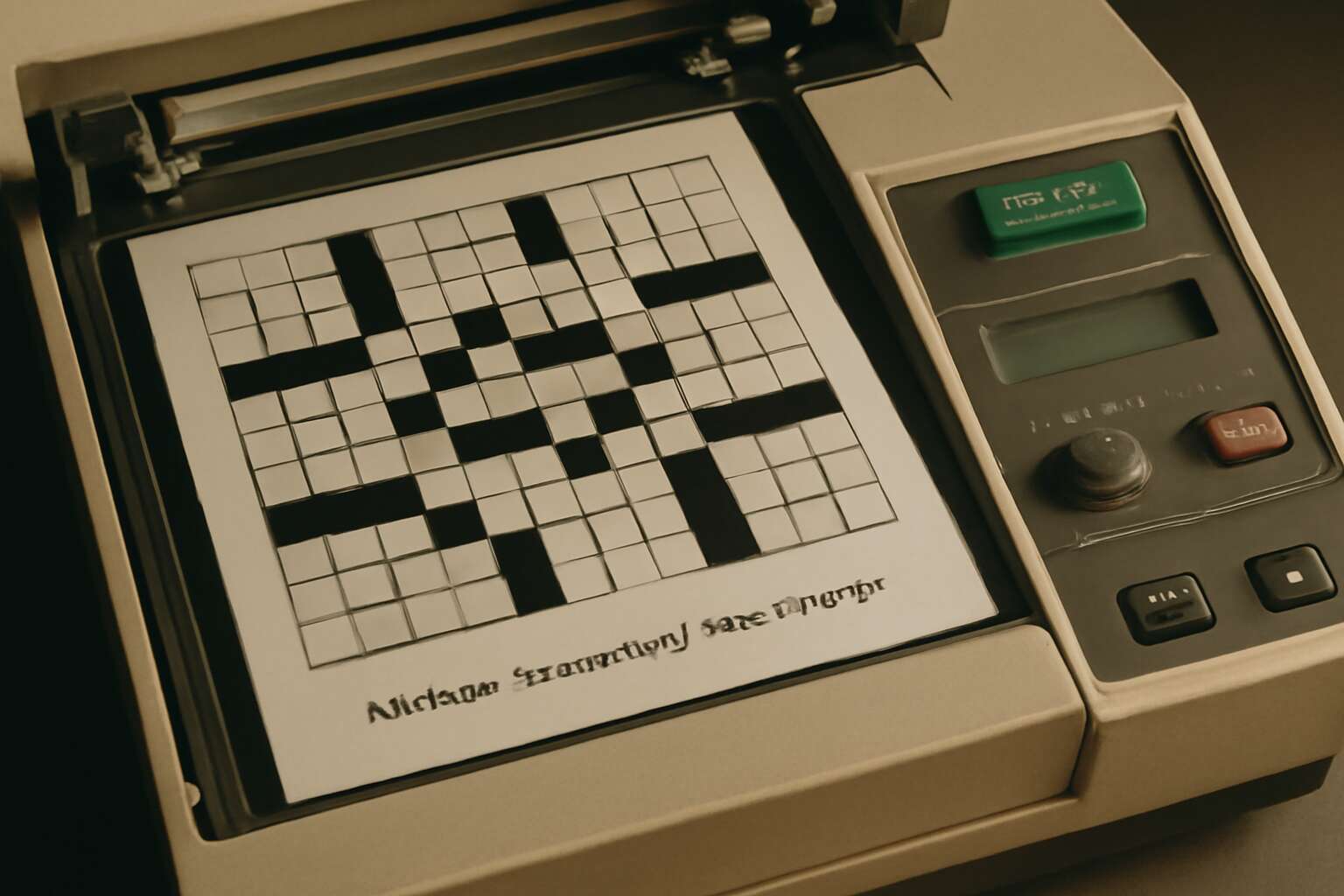 photocopy machine crossword clue