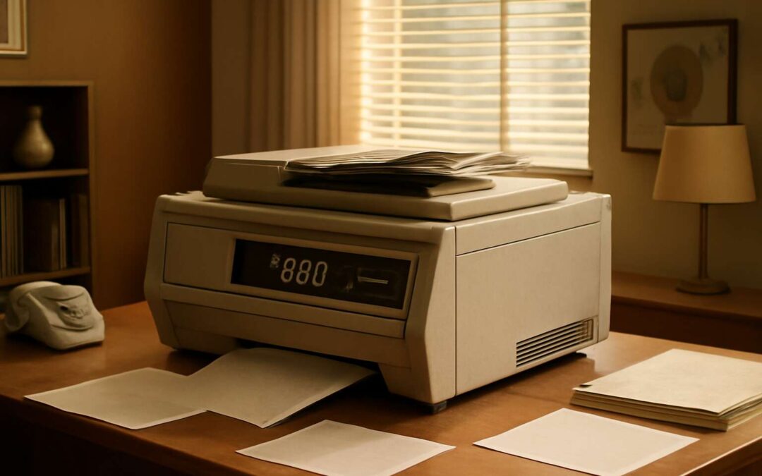 The photocopier 1959 revolution: a glimpse into early office tech.