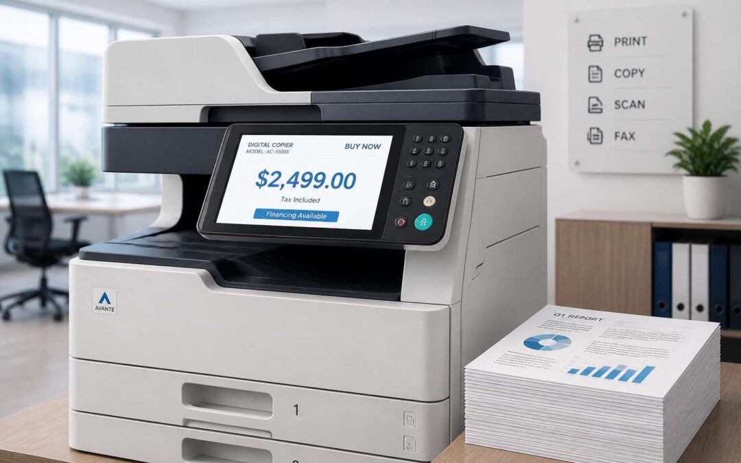 Photocopy machine is how much? Find out with our price guide.