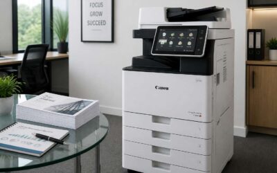 The canon 400i photocopier delivers crisp copies and dependable performance.